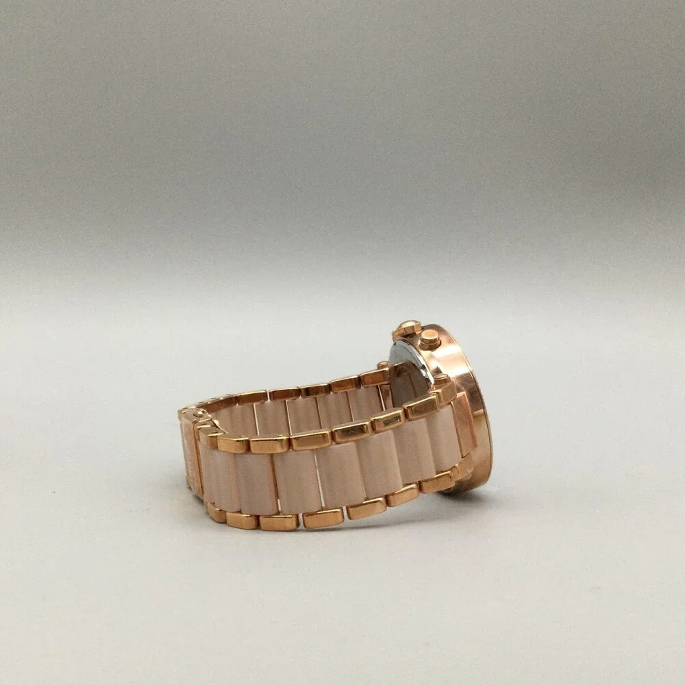 Michael Kors Parker Women Watch MK-5896 Rose Gold Tone BOX New Battery 7.25" - Picture 10 of 15